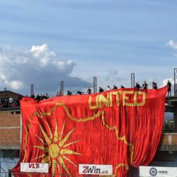 Πρόκληση των Σκοπιανών με τεράστιο πανό που δείχνει ότι τα σύνορά τους φτάνουν μέχρι τη Χαλκιδική – Ο πρόεδρος του VMRO-DPMNE διεκδικεί την πρωθυπουργία στα Σκόπια και τσαλαπατάει τη Συμφωνία των Πρεσπών