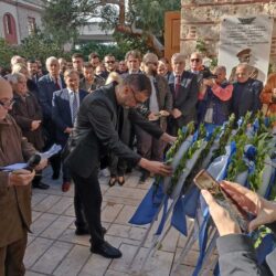 Κατάθεση στεφάνου για τα 80 χρόνια από το έπος του Μακρυγιάννη (Αθήνα, 1-12-2024)